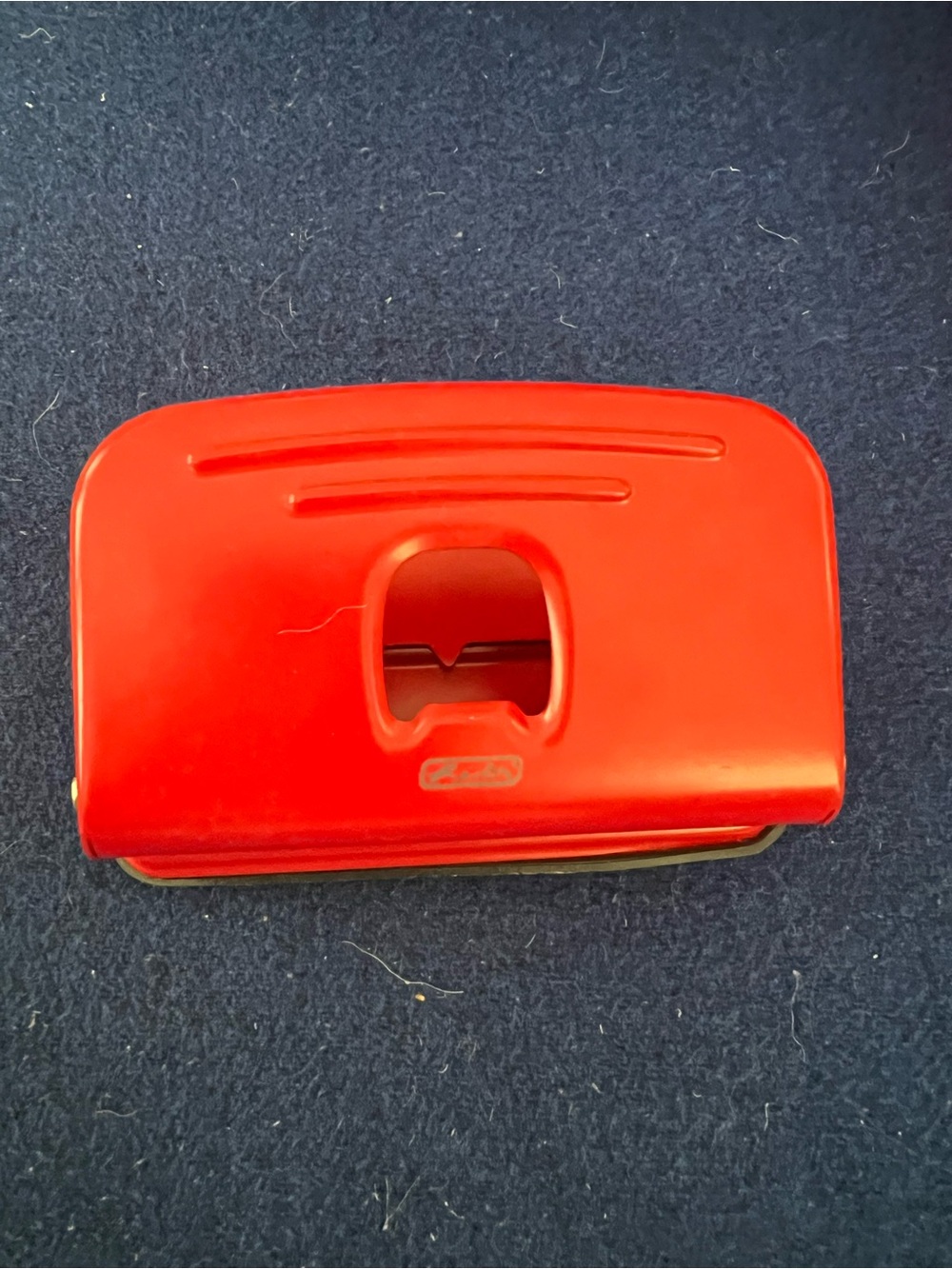 Leitz 2-Hole Punch (VTG) Red